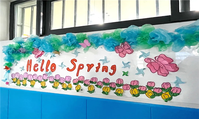 六力學校初中部環創文化牆：方寸之（zhī）牆展風采，一牆一壁皆育人